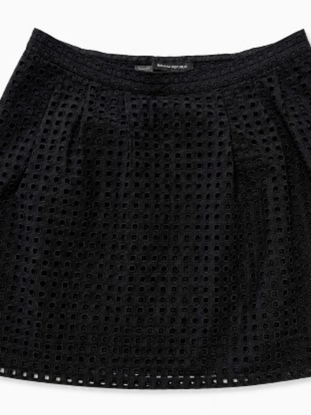 Banana Republic Black Eyelet Mini Skirt